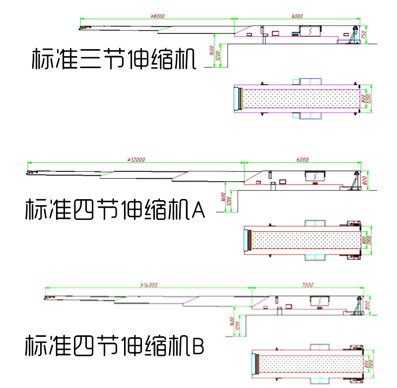 伸缩式皮带输送机规格