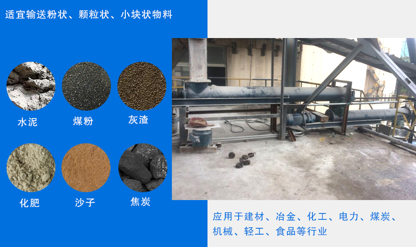 lsy螺旋輸送機應用